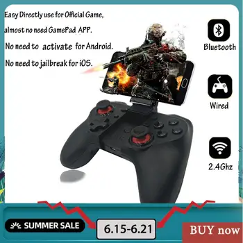 Bluetooth Gamepad Controller 2.4G Joypad For Android ISO Phone Tablet PS3 TV BOX Holder Game Console Handle Wireless Joystick
Bluetooth Gamepad Controller 2.4G Joypad For Android ISO Phone Tablet PS3 TV BOX Holder Game Console Handle Wireless Joystick