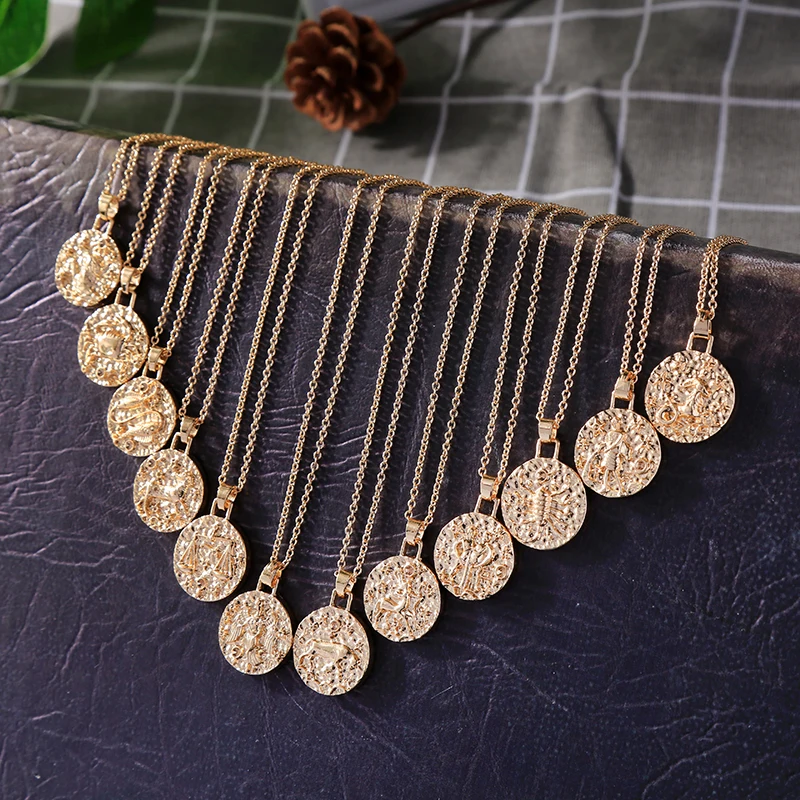 2 Horoscope Zodiac Sign Gold Pendant Necklace Aries Leo Wholesale Dropshipping 12 Constellations Jewelry x991641
2 Horoscope Zodiac Sign Gold Pendant Necklace Aries Leo Wholesale Dropshipping 12 Constellations Jewelry x991641