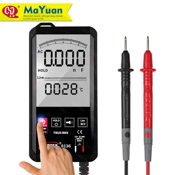 Innovative Design! Phone Type Auto Range Auto Recognition Touch Control Smart Pocket Multimeter
Innovative Design! Phone Type Auto Range Auto Recognition Touch Control Smart Pocket Multimeter