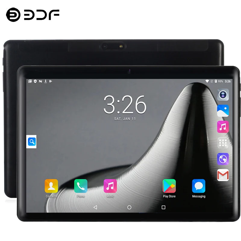 

Tablets New 2.5D Steel Screen 10.1 inch Tablet 3G/4g Phone Call Android 9.0 Octa Core 6GB-64GB ROM Bluetooth 4.0 Wi-Fi Tablet PC