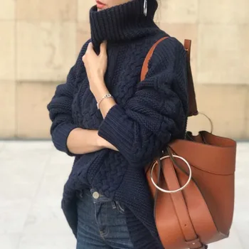 Korea Japan Style Turtleneck Sweater Woman Winter 2019 Autumn Female Pullover Knitted Pullover Jumper Simple Women Sweater Blue
Korea Japan Style Turtleneck Sweater Woman Winter 2019 Autumn Female Pullover Knitted Pullover Jumper Simple Women Sweater Blue