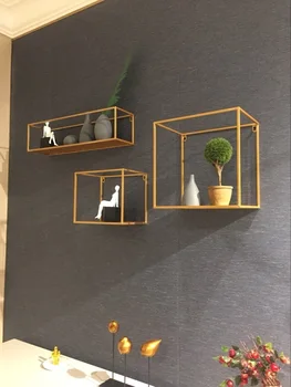 Custom Nordic Gold Iron Partition Single Shelf Wall Storage Rack Creative Plaid Nail Art Wall Decoration Rack
Custom Nordic Gold Iron Partition Single Shelf Wall Storage Rack Creative Plaid Nail Art Wall Decoration Rack