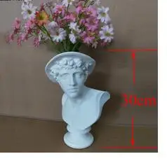NORDIC CREATIVE RESIN VASE HUMAN HEAD SCULPTURE AVATAR FLOWER ARRANGEMENT DAVID VENUS GREEK MYTHOLOGY MODERN HOME DECORATION
NORDIC CREATIVE RESIN VASE HUMAN HEAD SCULPTURE AVATAR FLOWER ARRANGEMENT DAVID VENUS GREEK MYTHOLOGY MODERN HOME DECORATION