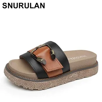 SNURULAN Fashion casual sandals woman 2020summer shoes round head belt buckle sandals women thongs flat slippers
SNURULAN Fashion casual sandals woman 2020summer shoes round head belt buckle sandals women thongs flat slippers