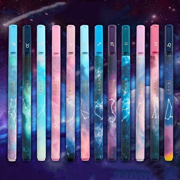 1Pc Cute Constellation Gel Pen Kawaii Star Gel Pen 0.5mm Black Ink Neutral Pen for Kids Stationery
1Pc Cute Constellation Gel Pen Kawaii Star Gel Pen 0.5mm Black Ink Neutral Pen for Kids Stationery