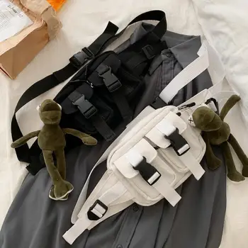 Dark Style Classic Canvas Chest Bag Women 2020 New Hong Kong Style Leisure Messenger Bag Japanese Student Sports Bag
Dark Style Classic Canvas Chest Bag Women 2020 New Hong Kong Style Leisure Messenger Bag Japanese Student Sports Bag