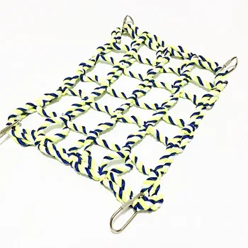 New Hot Parrot Climbing Ladder Cotton Rope Net Cage Hanging Pet Activity Toy for Hamster Ferret Small Animal SMR88 
New Hot Parrot Climbing Ladder Cotton Rope Net Cage Hanging Pet Activity Toy for Hamster Ferret Small Animal SMR88