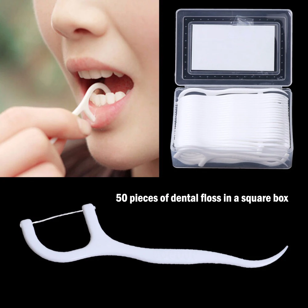 50m Dental Flosser Oral Hygiene Teeth Cleaning Dental Floss Spool Wax Mint Toothpick Flosser Teeth Flosser Dental Care
50m Dental Flosser Oral Hygiene Teeth Cleaning Dental Floss Spool Wax Mint Toothpick Flosser Teeth Flosser Dental Care