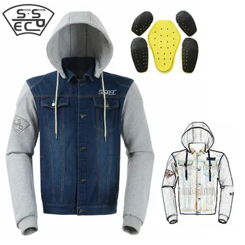 SPEC Classic Denim Motorcycle Jacket Summer Racing Jacket Off-road Hoodies Denim Mesh MTB Suit with Protective Equipment Komine
SPEC Classic Denim Motorcycle Jacket Summer Racing Jacket Off-road Hoodies Denim Mesh MTB Suit with Protective Equipment Komine