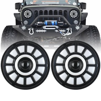 2PCS 7inch Round Led Headlight White Amber Halo Headlamp For Suzuki Samurai Jeep Wrangler Off Road 4x4 Motorcycle 
2PCS 7inch Round Led Headlight White Amber Halo Headlamp For Suzuki Samurai Jeep Wrangler Off Road 4x4 Motorcycle