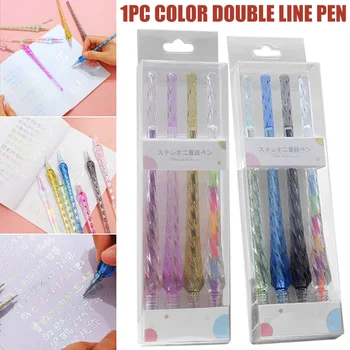 4Pcs Marker Pen for Highlight Double Line Outline Pen Highlighter Marker Pen 4 Color for Card Writing Drawing GDeals
4Pcs Marker Pen for Highlight Double Line Outline Pen Highlighter Marker Pen 4 Color for Card Writing Drawing GDeals