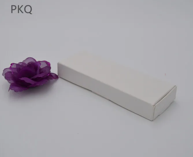 1*2cm white gift box white aircraft box kraft paper necklace key