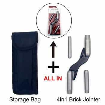 1/2" 5/8" 3/4" 7/8" 4 Sizes Brick Barrel Jointer Set With Storage Pouch Wall Joint Trimmer Brick Jointer
1/2" 5/8" 3/4" 7/8" 4 Sizes Brick Barrel Jointer Set With Storage Pouch Wall Joint Trimmer Brick Jointer