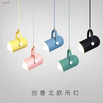 Modern Pendant Lights Restaurant Kitchen Colorful Macarons Aluminum Suspension luminaire Hanging Lightings 
Modern Pendant Lights Restaurant Kitchen Colorful Macarons Aluminum Suspension luminaire Hanging Lightings