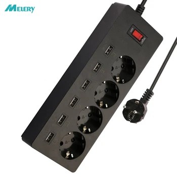Multiple Power Strip Surge Protection Extension Socket USB Charging 4 Way AC EU Electrical Plug Outlet Adapter Switch 1.8m Cord
Multiple Power Strip Surge Protection Extension Socket USB Charging 4 Way AC EU Electrical Plug Outlet Adapter Switch 1.8m Cord