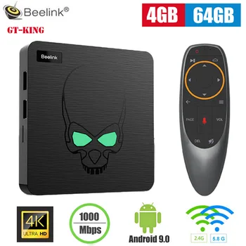 Beelink GT King Smart Android 9.0 TV Box Amlogic S922X 4GB 64GB 2.4G Voice Control 5.8G WiFi 1000Mbps Set Top Box Support 4K
Beelink GT King Smart Android 9.0 TV Box Amlogic S922X 4GB 64GB 2.4G Voice Control 5.8G WiFi 1000Mbps Set Top Box Support 4K