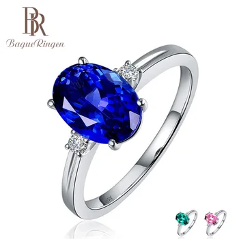 Bague Ringen Silver 925 Ring with oval blue sapphire stone for Women Engagement Ring Silver woman party Gemstones Jewelry
Bague Ringen Silver 925 Ring with oval blue sapphire stone for Women Engagement Ring Silver woman party Gemstones Jewelry