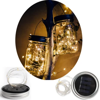 Solar Lamp String LED Fairy Light 20 LEDs ABS Mason Jar Bottle Cap For Christmas Wedding Decoration Garden Party Lighting
Solar Lamp String LED Fairy Light 20 LEDs ABS Mason Jar Bottle Cap For Christmas Wedding Decoration Garden Party Lighting