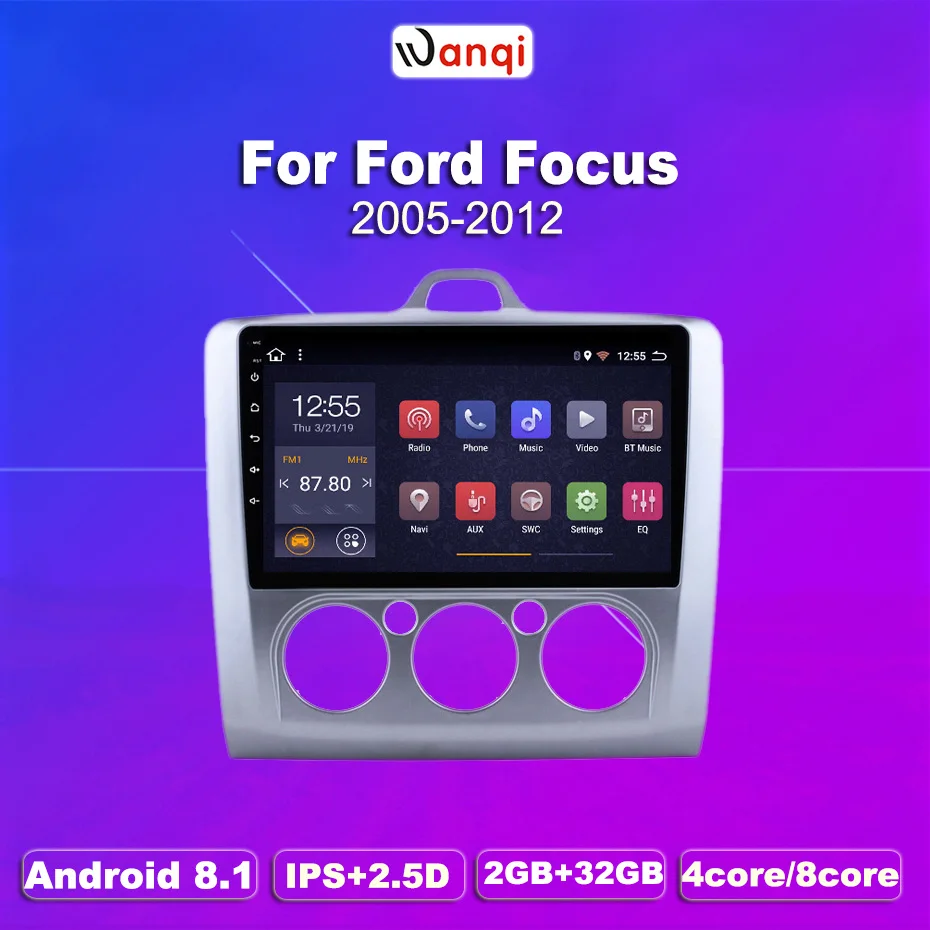 2G ram 32G rom 9 дюймов Android 8 1 Автомобильный Gps плеер для Ford Focus 2006-2014 с Радио Видео