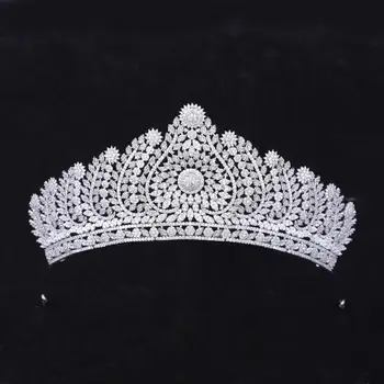 Wedding Hair Accessories Full Zircon Tiara Cubic Zirconia Crown Party Dress Diadem Headband For Women Brides Bridal Jewelry Gift
Wedding Hair Accessories Full Zircon Tiara Cubic Zirconia Crown Party Dress Diadem Headband For Women Brides Bridal Jewelry Gift