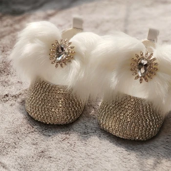 

Dollbling AB color crystal Brilliant Dazzling DIY custom Fabulous baby shoes Christening diamond luxury lolita 0-1 infant shoes