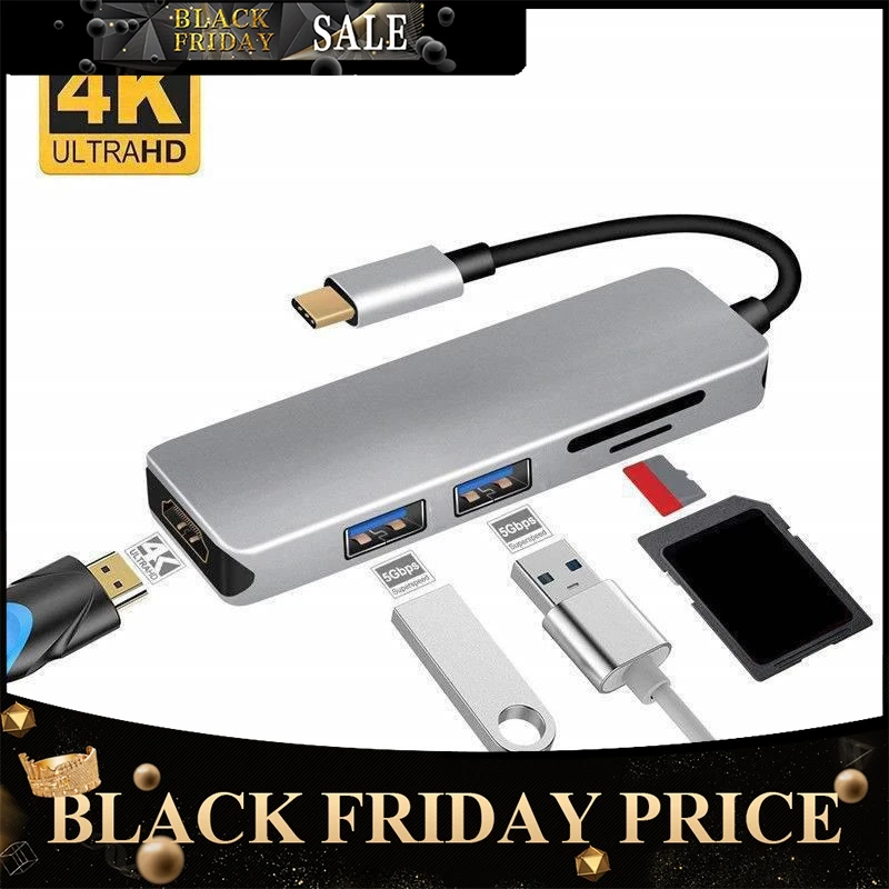For MacBook Pro Hub Thunderbolt 3 Docking Station USB C Hub USB C To HDMI Adapter USB C Multi-function Adapter R19
For MacBook Pro Hub Thunderbolt 3 Docking Station USB C Hub USB C To HDMI Adapter USB C Multi-function Adapter R19