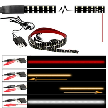 49In 3 Colors Sequential Truck Tailgate LED Light Bar Brake Reverse High Quality Auto Turn Signal Light Strip Acessories
49In 3 Colors Sequential Truck Tailgate LED Light Bar Brake Reverse High Quality Auto Turn Signal Light Strip Acessories