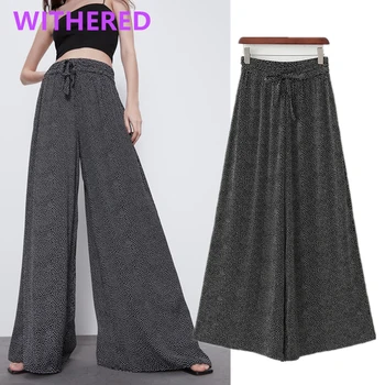 Dave&Di england high street vintage high waist polka dot wide leg pants women pantalones mujer pantalon femme trousers women
Dave&Di england high street vintage high waist polka dot wide leg pants women pantalones mujer pantalon femme trousers women