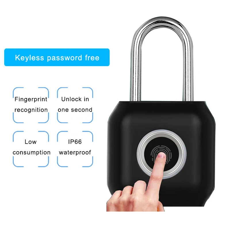 Cardoria Fingerprint Lock For Suitcase Padlock Smart Hangslot Travel Lock Luggage Tranca Gaveta Trava Janela Fingerprint Padlock 
Cardoria Fingerprint Lock For Suitcase Padlock Smart Hangslot Travel Lock Luggage Tranca Gaveta Trava Janela Fingerprint Padlock