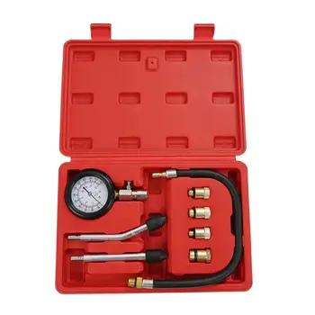 Petrol Engine Pressure Gauge Tester Set Compression Leakage Diagnostic Tool For Car Auto With Red Blow Molded Case
Petrol Engine Pressure Gauge Tester Set Compression Leakage Diagnostic Tool For Car Auto With Red Blow Molded Case