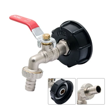IBC Tank Adapter S60X6 To Brass Garden Tap With 1/2" Hose Fitting Oil Fuel Water Hose Connector Garden Water Tap Connector
IBC Tank Adapter S60X6 To Brass Garden Tap With 1/2" Hose Fitting Oil Fuel Water Hose Connector Garden Water Tap Connector