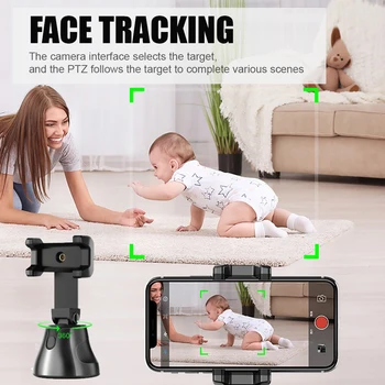 360 Rotation Smart Phone Holder Auto Face & Object Tracking Selfie Shooting Gimbal Camera Phone Stand For Live Video Phote Vlog
360 Rotation Smart Phone Holder Auto Face & Object Tracking Selfie Shooting Gimbal Camera Phone Stand For Live Video Phote Vlog