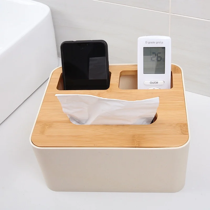 Living room function tissue box desktop kitchen remote control storage box paper box creative simple household napkin paper box
Living room function tissue box desktop kitchen remote control storage box paper box creative simple household napkin paper box