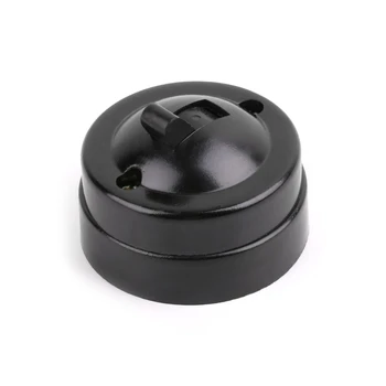 2pcs Retro Buttons Switch Photoelectric Light Switch Flat Circular Surface Mounted,Single Control Table Lamp Switch 6A
2pcs Retro Buttons Switch Photoelectric Light Switch Flat Circular Surface Mounted,Single Control Table Lamp Switch 6A