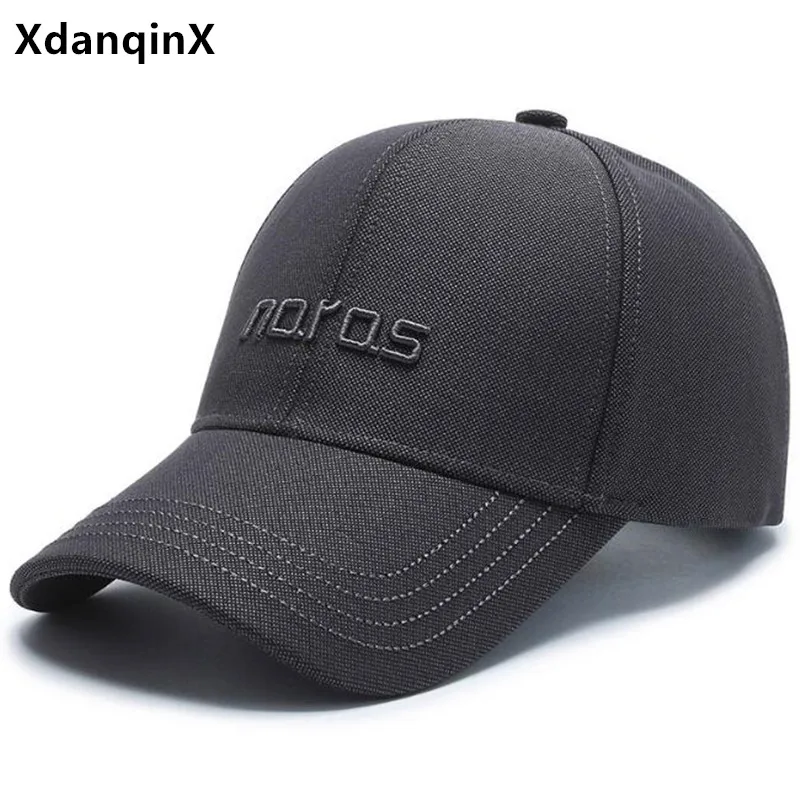 XdanqinX New Cotton Baseball Cap Men's Cap Simple Casual Sports Cap Snapback Cap Male Bone Adjustable Size Letter Black Cap
XdanqinX New Cotton Baseball Cap Men's Cap Simple Casual Sports Cap Snapback Cap Male Bone Adjustable Size Letter Black Cap