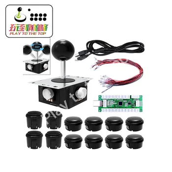 PC Game Joystick DIY Kits, Zero Delay Arcade 3D Game Handle and USB Encoder Board Support PS3 Game Console,Raspberry Pi, Android
PC Game Joystick DIY Kits, Zero Delay Arcade 3D Game Handle and USB Encoder Board Support PS3 Game Console,Raspberry Pi, Android