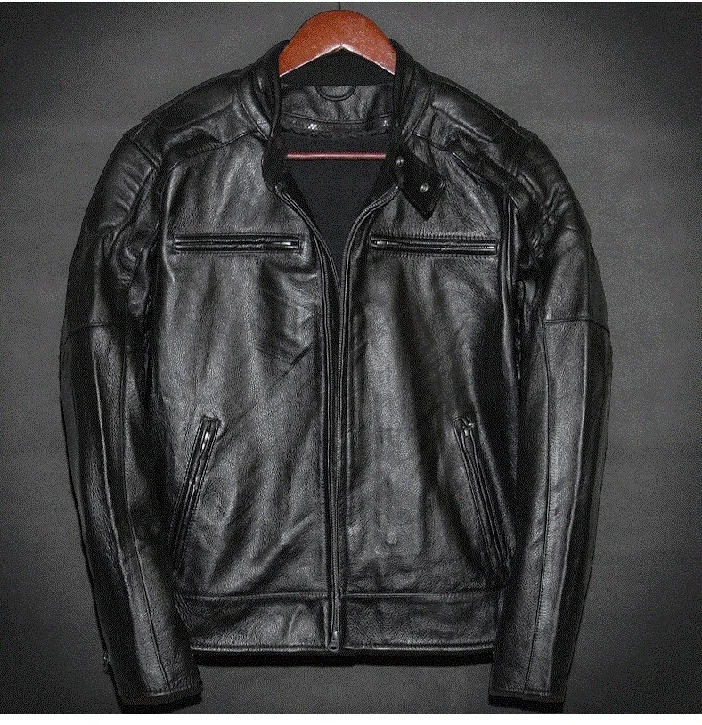 Free shipping.Plus size Brand Classic motor cowhide jacket man,100% genuine leather jacket,vintage quality men coat
Free shipping.Plus size Brand Classic motor cowhide jacket man,100% genuine leather jacket,vintage quality men coat