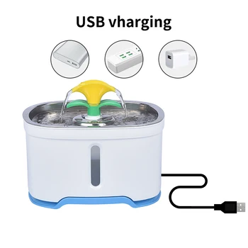Automatic Fountain Electric USB Dog Feeder Pet Cat Drinker Bowl Pet Water Dispenser Cat Drinking Dispenser
Automatic Fountain Electric USB Dog Feeder Pet Cat Drinker Bowl Pet Water Dispenser Cat Drinking Dispenser