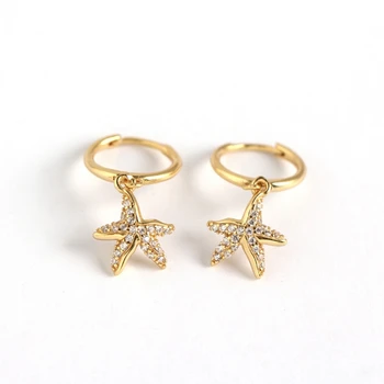 SUNIANGON Five-pointed Star Drop Earring 925 Sterling Silver Women Zircon Earring Earrings For Women Korean Jewelry Accessories
SUNIANGON Five-pointed Star Drop Earring 925 Sterling Silver Women Zircon Earring Earrings For Women Korean Jewelry Accessories