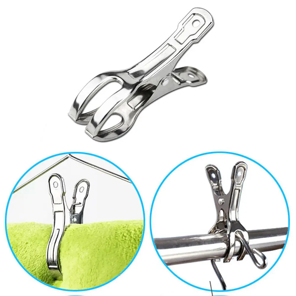 6pcs/lot Metal Clothes Peg Stainless Steel Clothespins Beach Towel Clips for Household Quilt Bed Sheet Clips Clamps Laundry
6pcs/lot Metal Clothes Peg Stainless Steel Clothespins Beach Towel Clips for Household Quilt Bed Sheet Clips Clamps Laundry