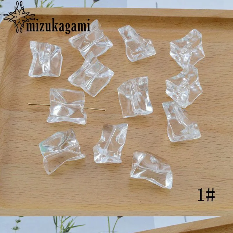 10pcs/lot Cold Wind Summer Ice Cool Transparent Ice Irregular Shaped Straight Hole Resin Diy Earrings Material Accessories
10pcs/lot Cold Wind Summer Ice Cool Transparent Ice Irregular Shaped Straight Hole Resin Diy Earrings Material Accessories
