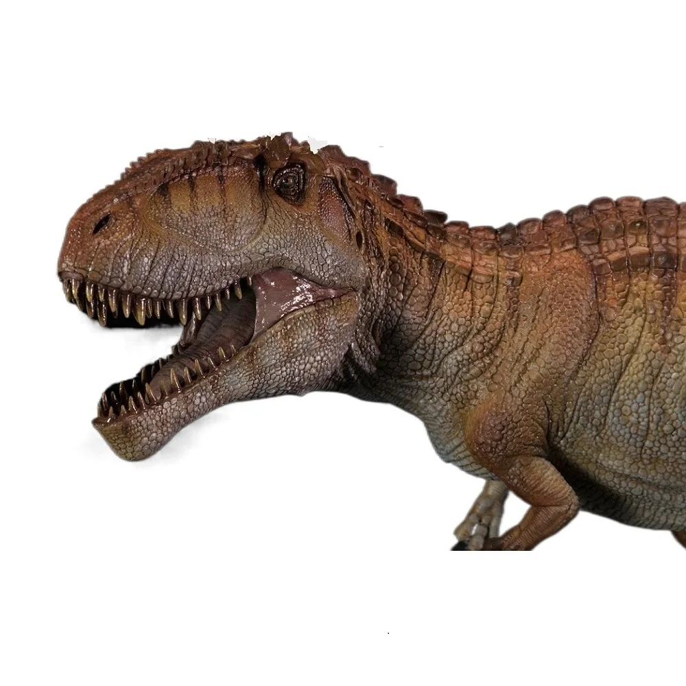 Подвижная кукла Nanmu Giganotosaurus игрушка-динозавр красная/коричневая 1:35 | Игрушки и