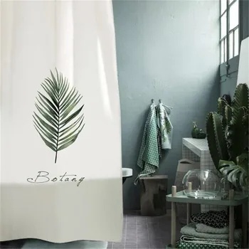 New Leaves Printed Shower Curtain Waterproof Mildew Polyester Toilet Partition Curtain Bathroom Curtain with Hooks Home Decor
New Leaves Printed Shower Curtain Waterproof Mildew Polyester Toilet Partition Curtain Bathroom Curtain with Hooks Home Decor