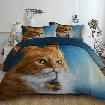 lovely Cat series duvet cover set bed set comforter bedding set king Queen size Bedclothes Quilt Cover Pillow case Home Textiles
lovely Cat series duvet cover set bed set comforter bedding set king Queen size Bedclothes Quilt Cover Pillow case Home Textiles