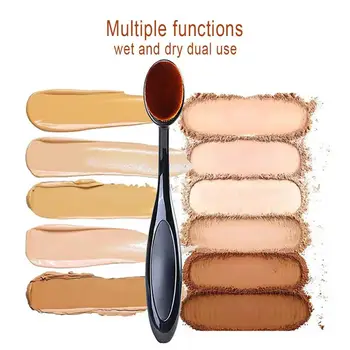1pc Soft Makeup Brushe for Foundation Powder Blush Eyebrow Eyeshadow Blending Make Up Brush Toothbrush Oval Cosmetic Makeup Tool
1pc Soft Makeup Brushe for Foundation Powder Blush Eyebrow Eyeshadow Blending Make Up Brush Toothbrush Oval Cosmetic Makeup Tool