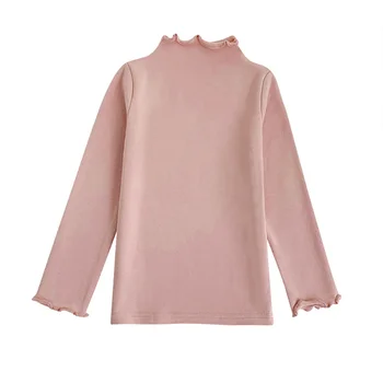 2019 Toddler T-shirt For Baby Girls Cotton Solid Turtleneck Tops Autumn Winter Long-sleeved Lotus Leaf Kids Children's T-shirt
2019 Toddler T-shirt For Baby Girls Cotton Solid Turtleneck Tops Autumn Winter Long-sleeved Lotus Leaf Kids Children's T-shirt