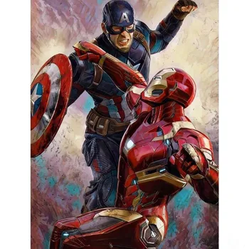 Full Round Drill 5D Diamond Painting Marvel Infinity War Superhero Avengers Embroidery Diamond Mosaic Cross Stitch Patterns
Full Round Drill 5D Diamond Painting Marvel Infinity War Superhero Avengers Embroidery Diamond Mosaic Cross Stitch Patterns