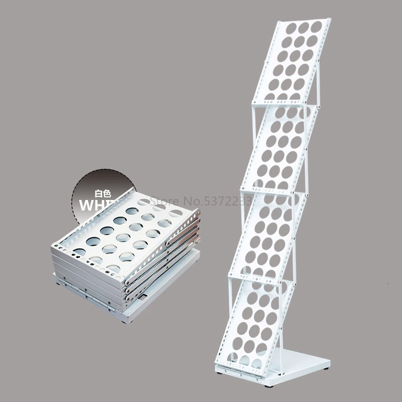 A4 folding exhibition materials stand on display rack single color page picture album propaganda book magazine rack
A4 folding exhibition materials stand on display rack single color page picture album propaganda book magazine rack
