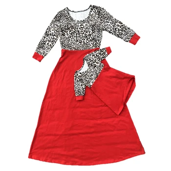 new arrival hot mommy and me cheetah leopard print patchwork red long sleeve maxi dress 
new arrival hot mommy and me cheetah leopard print patchwork red long sleeve maxi dress
