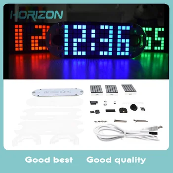 Digital LED Dot Matrix Display DIY Clock Kit Touch Precision Matrix US NEW
Digital LED Dot Matrix Display DIY Clock Kit Touch Precision Matrix US NEW